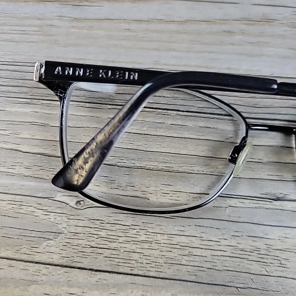 Anne Klein AK5053 001 Eyeglasses Black Metal‎ Square 54-15 135 Frames Only